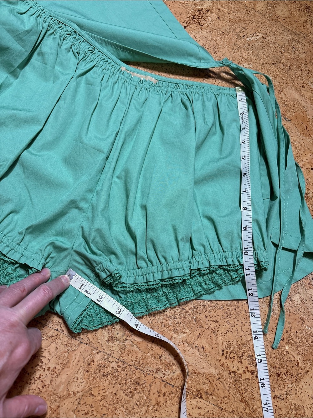 Free People Free-Est 100% Cotton Cherie Skort NWT Pastel Grass Sz M - Picture 12 of 13